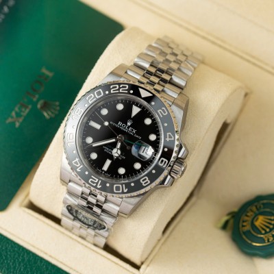 Rolex GMT-Master II Wayne Burce 126710 40mm Dây Jubilee Mặt Đen Clean Factory Rep 1:1